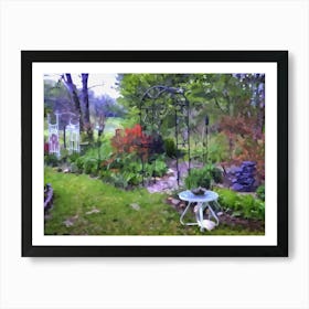 Garden In The Woods Art Print