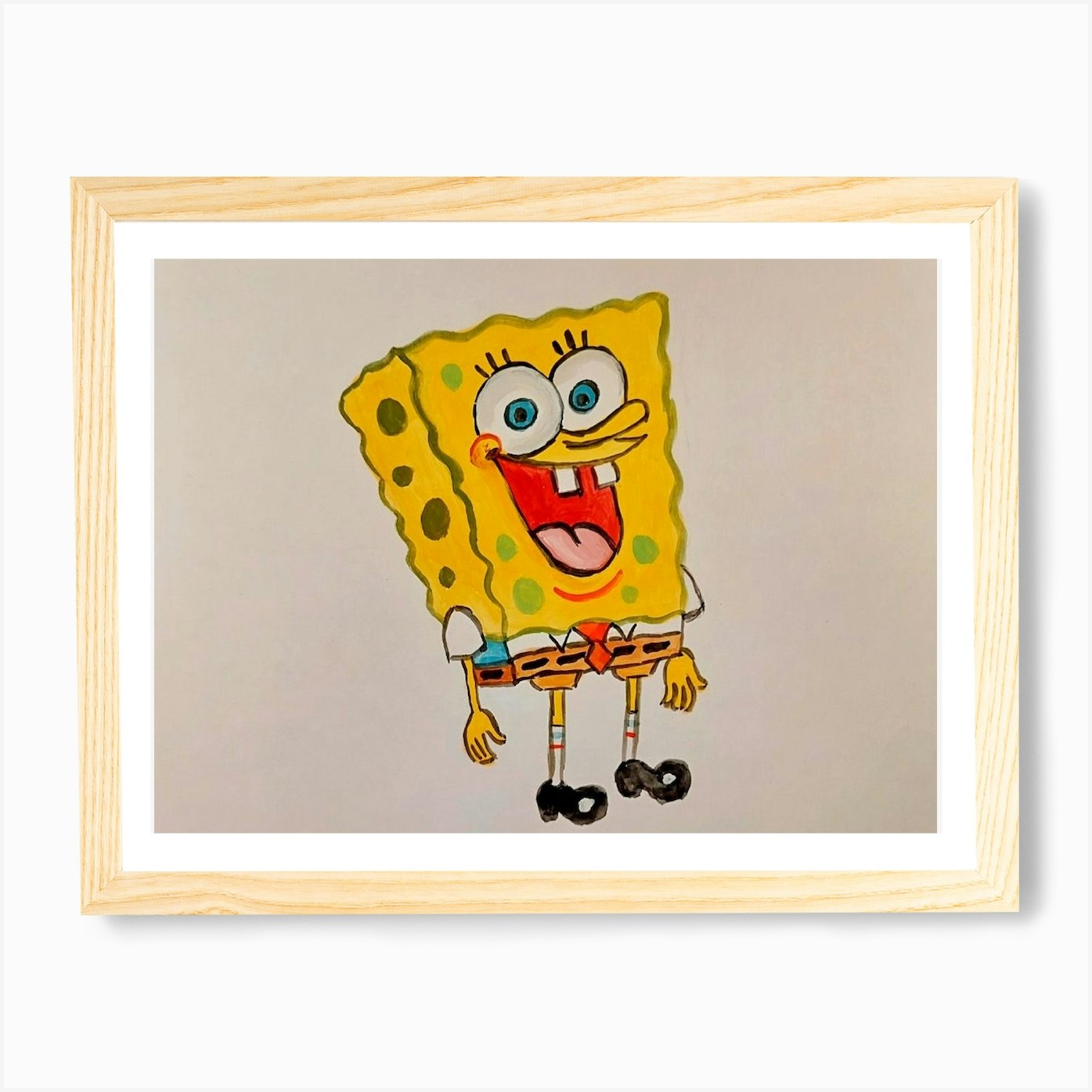 SpongeBob Art Print Framed Wall Art Poster Canvas Print Picture - Picture 4 of 4