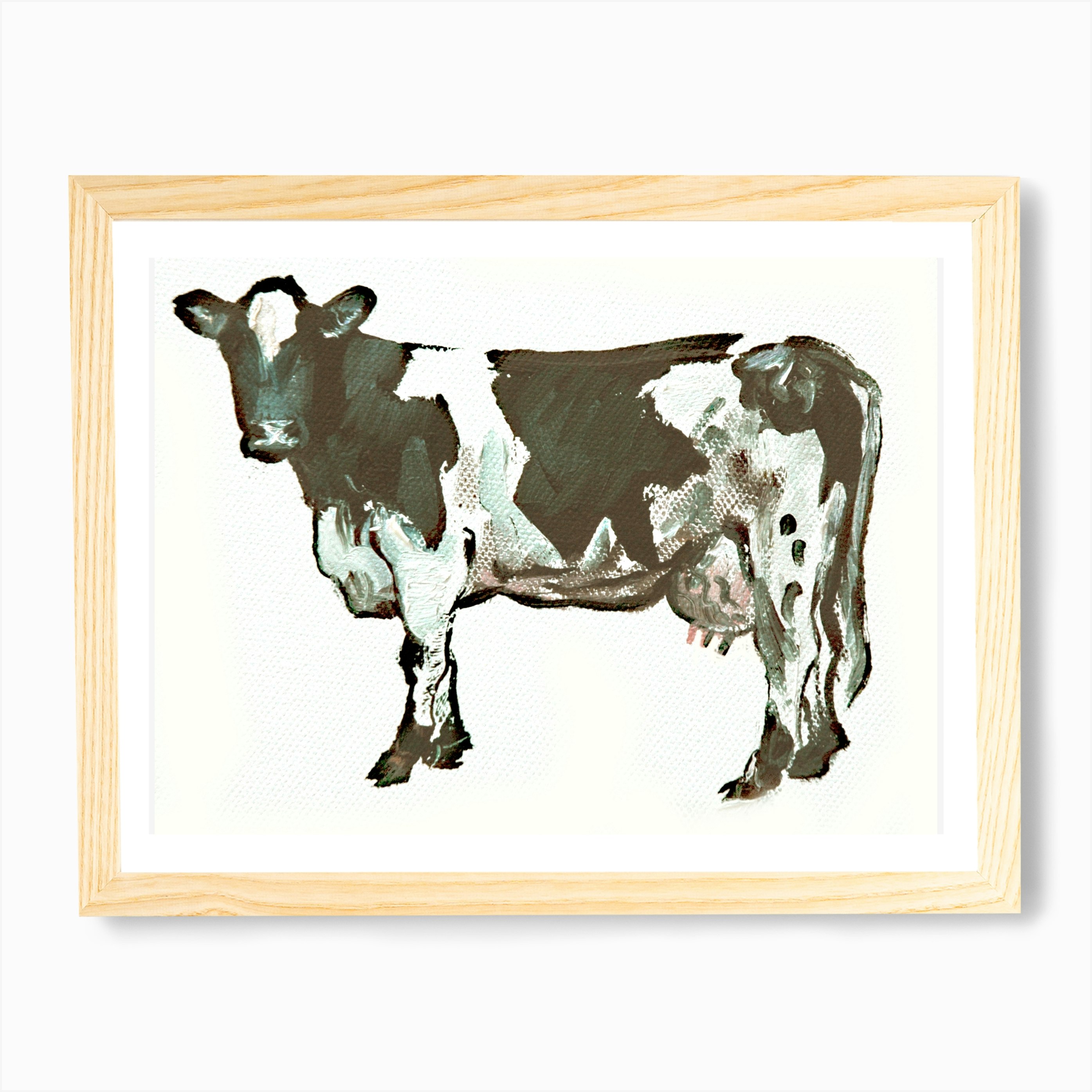 Dairy Cow Art Print by Alex Williams - Fy