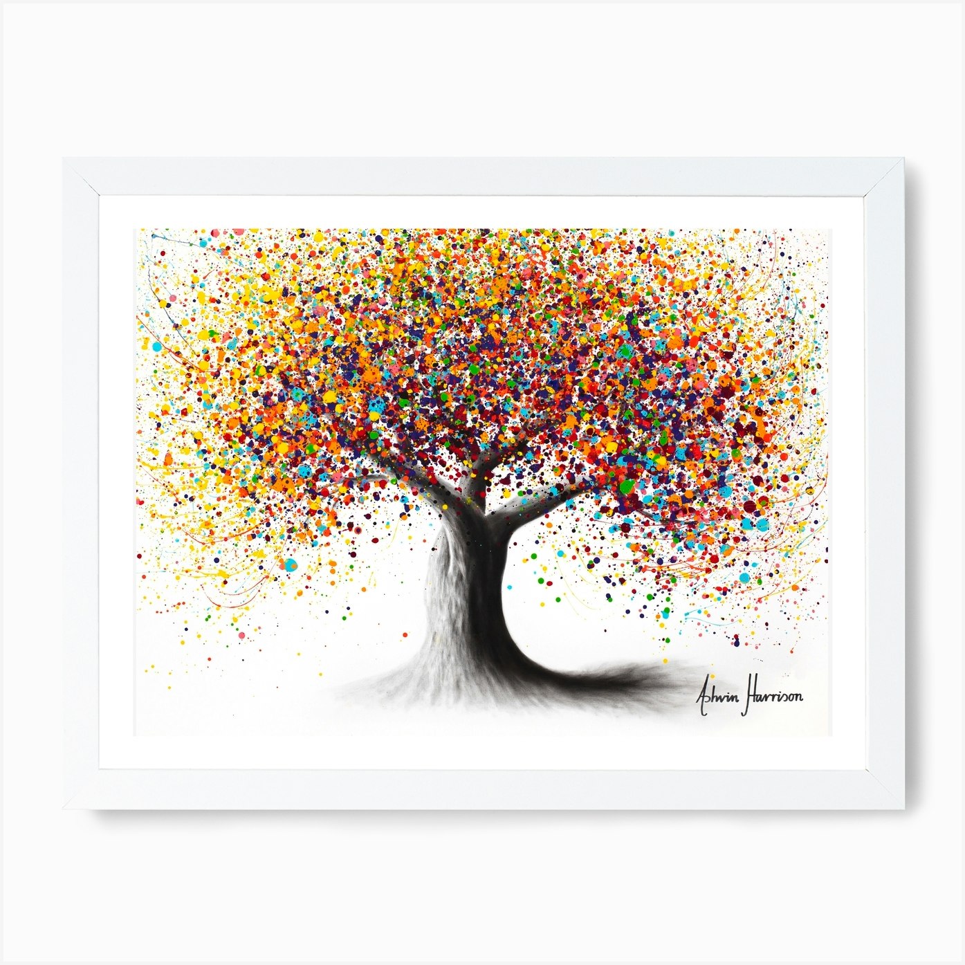 Rainbow Soul Tree Art Print by Ashvin Harrison - Fy