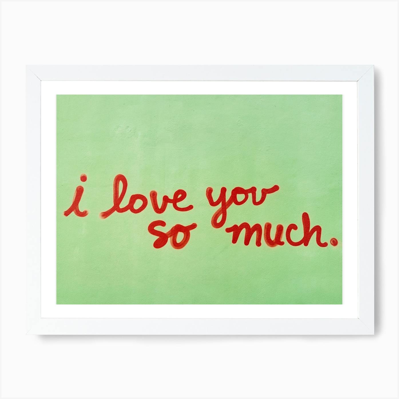 Guess How Much I Love You Personalised Quote Picture Nursery Print UNFRAMED 