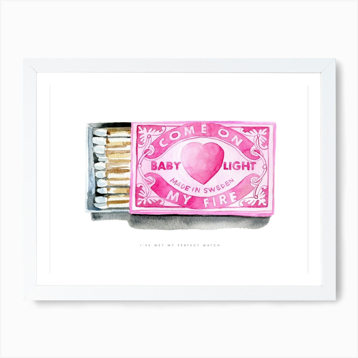 Light My Fire Art Print By Mercedes Lopez Charro Fy Light My Fire Art Print By Mercedes Lopez Charro Fy