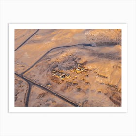 Aerial view of Luxor, Egypt 2 Art Print