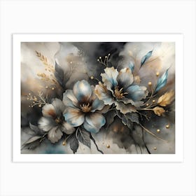 Ethereal Flowers Art Print