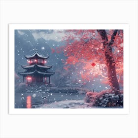 Chinese Pagoda 14 Art Print