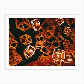 Acustic Cubes Art Print