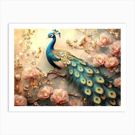 Peacock 42 Art Print