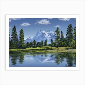 Alpine Tranquility Art Print