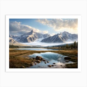 Mountain Lake 2 Art Print