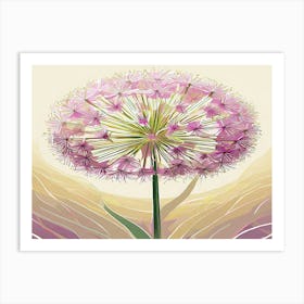 Allium 29 Art Print