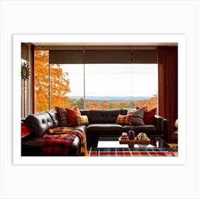 Autumn Living Room Art Print