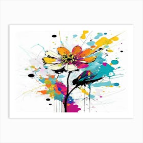 Flower Painting 5 Art Print