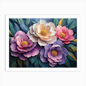 Peonies 1 Art Print