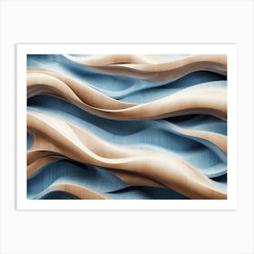 Wave Pattern Art Print