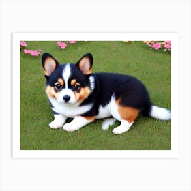 Pembrokeshire Corgi Puppy 3 Art Print