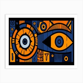 Eye Of The Gods 2 Art Print