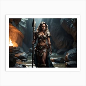 Adamantium Warlord Princess Art Print