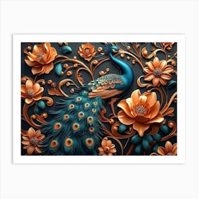 Peacock 32 Art Print