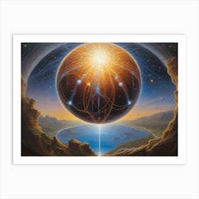 Sphere Of Light Art Print