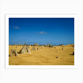 The Pinnacles: A Dance Of Light And Shadow Art Print