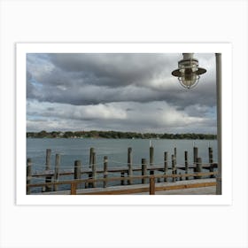 Pier Light Art Print