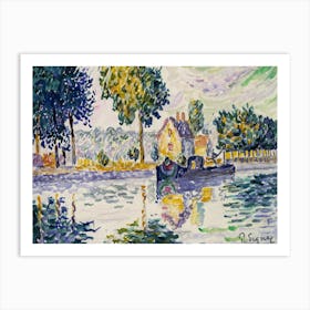 View Of The Seine, Samois (1906), Paul Signac Art Print