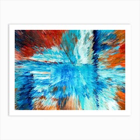 Acrylic Extruded Painting 351 Art Print