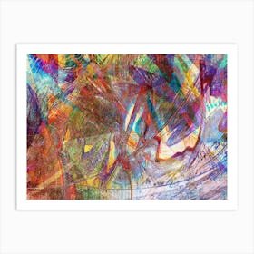 a conversation of emotions that give rise to doubts Art Print