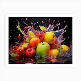 Fruit Splash 10 Art Print