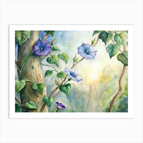 Morning Glory Art Print