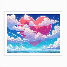 giant heart Art Print