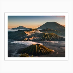 Bromo Mountain Sunrise Art Print