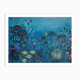 Wall Art with Great Barrier Reef Art Print
