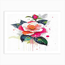 Flower Painting 16 Art Print