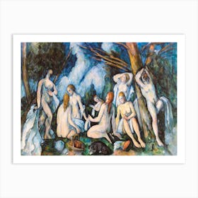 The Large Bathers, Paul Cézanne Art Print