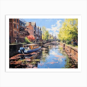 Canal In Birmingham Art Print