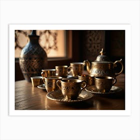 Arabic Tea Set 1 Art Print