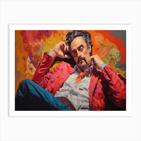 The Man With The Cigar 11 Art Print