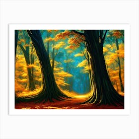 Forest 8 Art Print