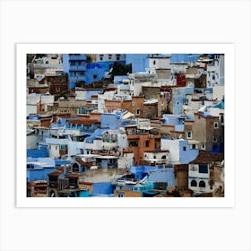 Blue City Of Chefchaouen Art Print