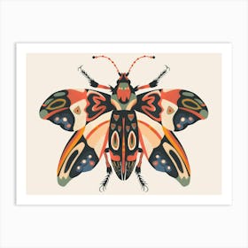 Moth Illustration 9 Art Print