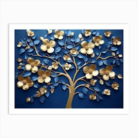 Magnolia Tree 1 Art Print