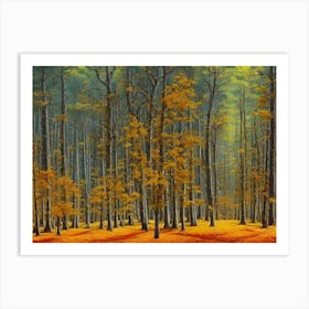 Autumn Forest 32 Art Print