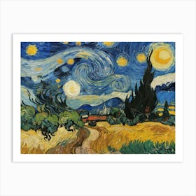 Starry Night 1 Art Print