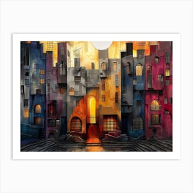 Cityscape Art Print