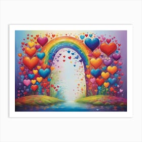 Rainbow Arch Art Print