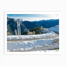 Snowy Mountain Road 20211226 102ppub Art Print