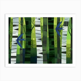 The Green Forest Art Print