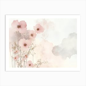 Pink Flowers Poster