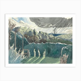 Landscape, Paul Nash Art Print